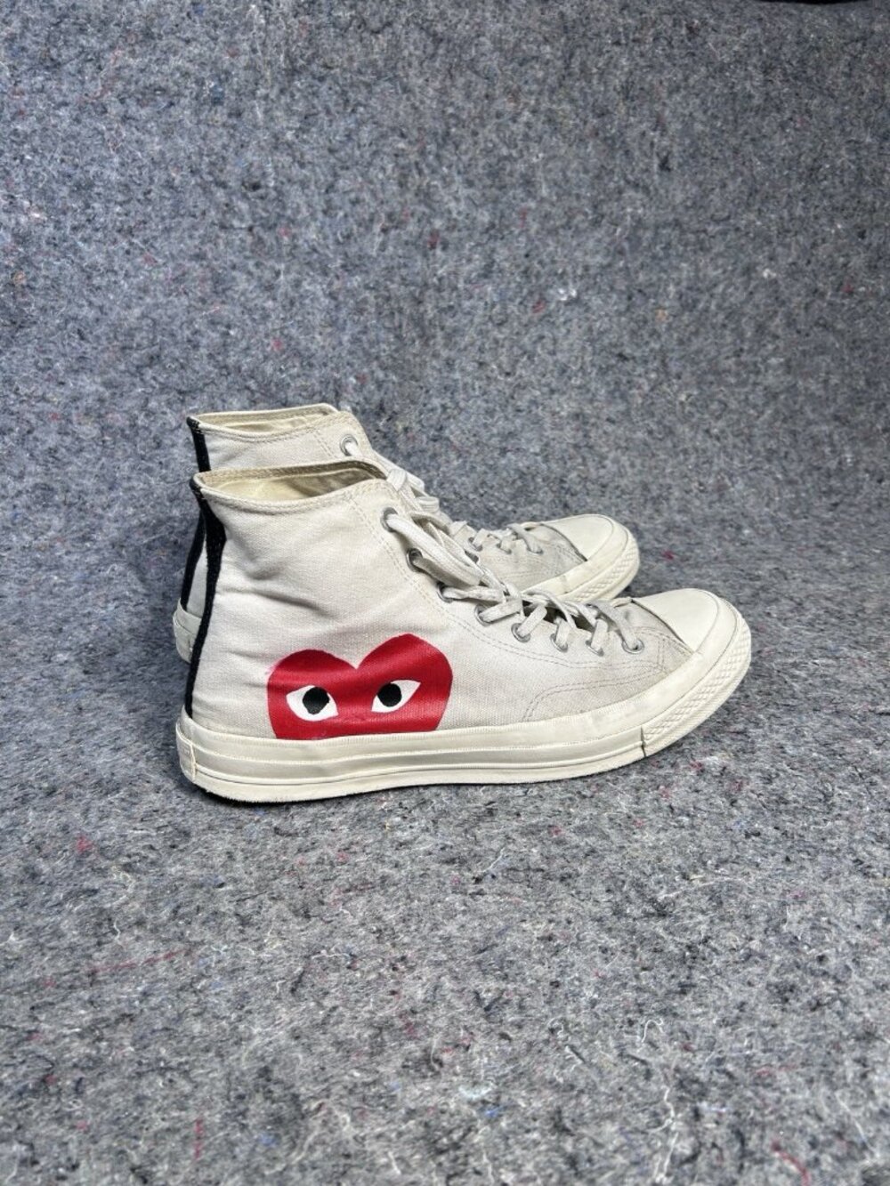 Comme des Garçons PLAY x Converse Chuck Taylor High Top Heart Sneakers Sz 11